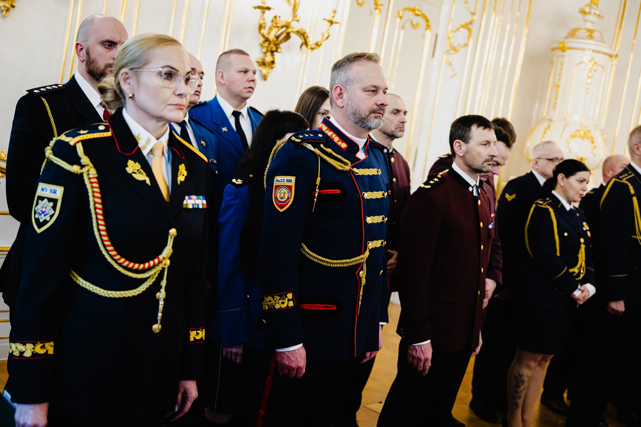 Novoročné prijatie záchranných zložiek prezidentom SR 